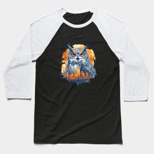 Night Owl Animal Beauty Nature Wildlife Discovery Baseball T-Shirt